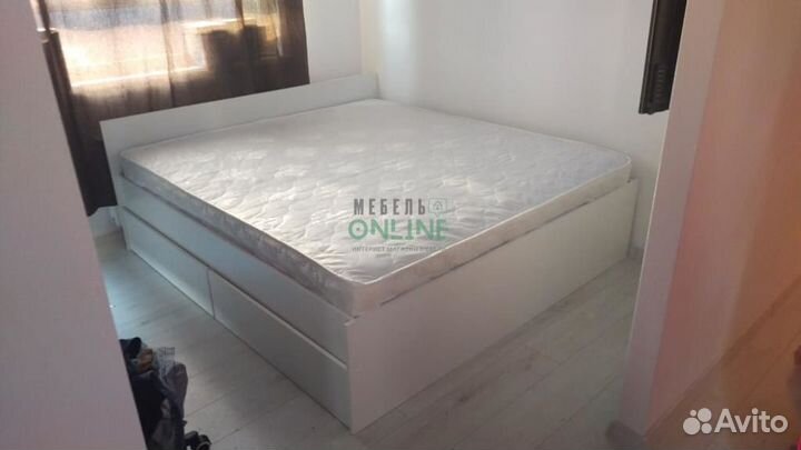 Кровать двуспальная 160х200 с ящиками