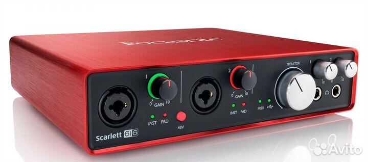 Аудио интерфейс focusrite scarlett 6I6