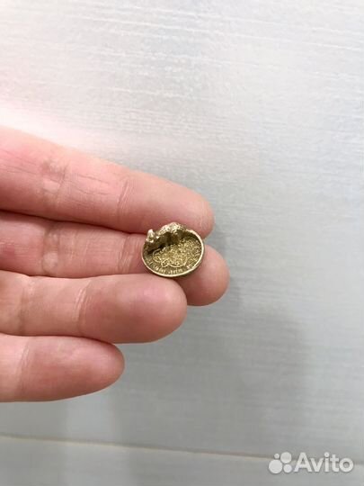 Сувенирная монета подарок на Новый год