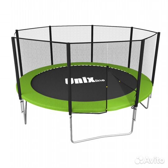 Батут unix line Simple 12 ft Green (outside)