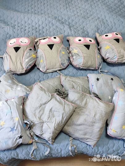 Бортики в кроватку