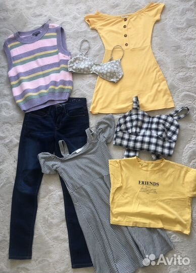 Брендовые вещи 152 пакетом, 10 лотов