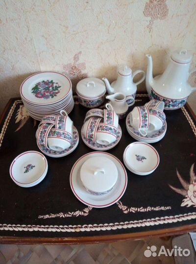 Кофейный сервиз гдр СССР на 10 персон
