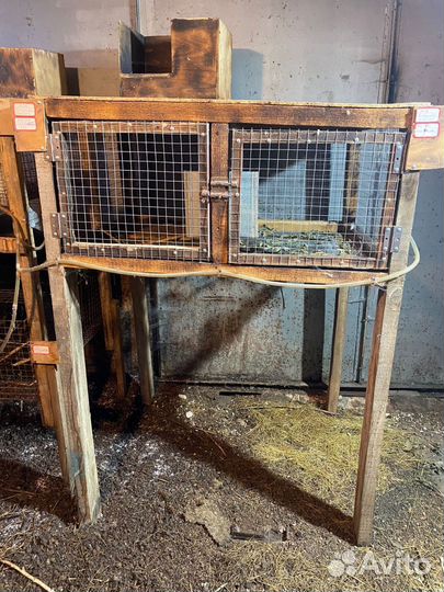 Клетка для кроликов с маточником