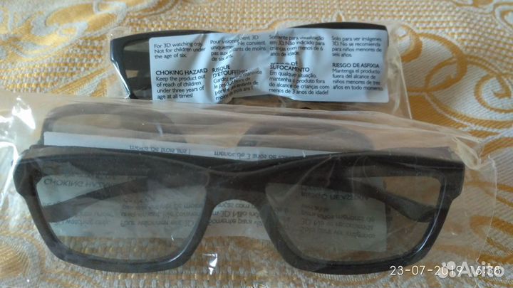 3D очки к телевизору новые