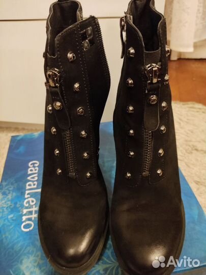 Ботильоны женские 40 натуральный нубук