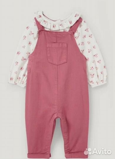Комбинезон и лонгслив 74 C&A для девочки