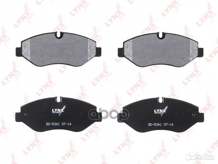 Колодки тормозные дисковые BD-5341 lynxauto