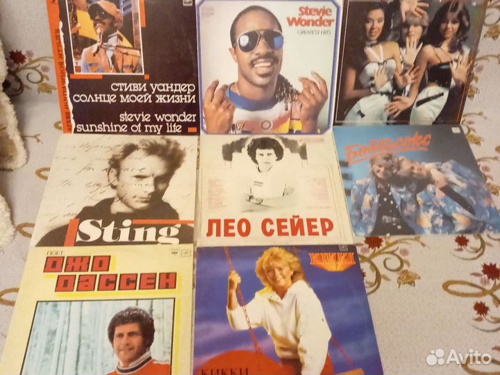 Граммпластинки фирмы мелодия