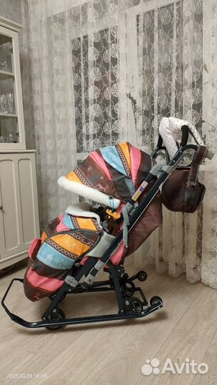 Санки коляска ника 7-3