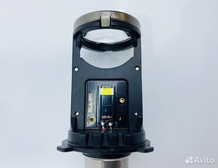 Мини линзы H4 F4, диодные лампы F4 mini, цоколь H4