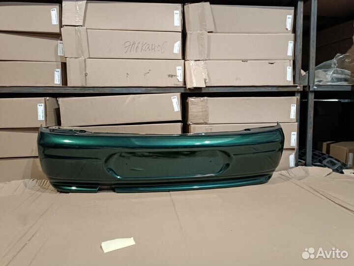 Бампер задний ваз 2110 темно зеленый - амулет