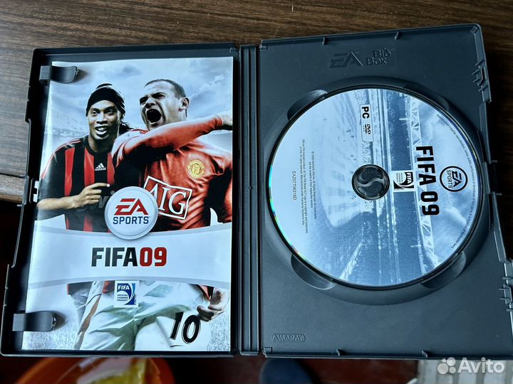 FIFA 09 диск с комьютерной игрой лицензионный