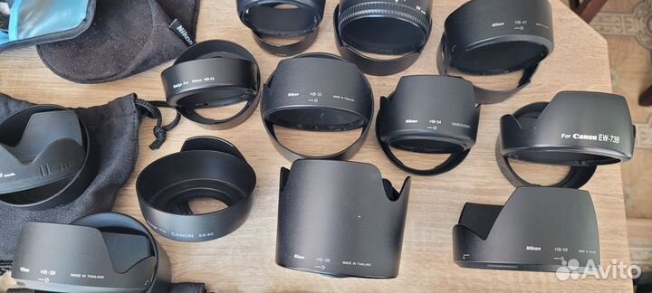 Бленды, крышки, светофильтры, чехлы для обьектива