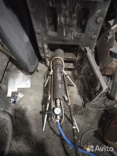 Горелка на отработке для котла печи