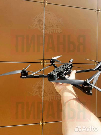 Дpoн FPV пирaнья 10 ''