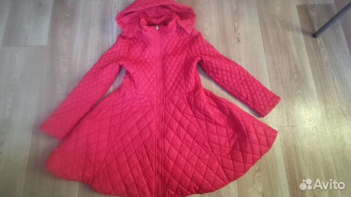 Стеганый плащ для девочки 134