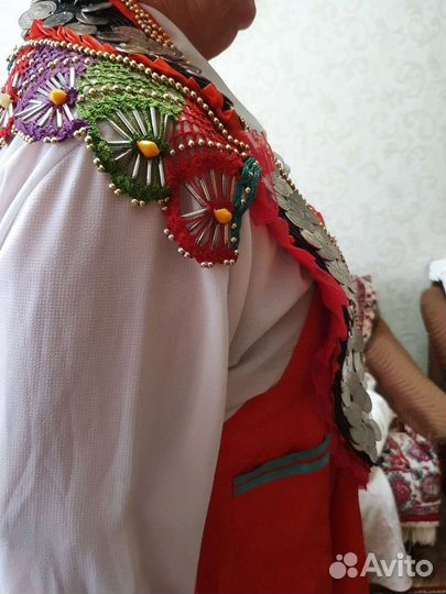 Мониста украшение нагрудное национальное Чувашское