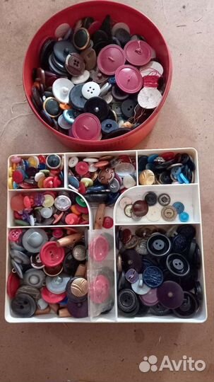 Шкатулка для ниток и пуговиц СССР