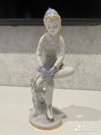Статуэтка фарфор фигуристка СССР