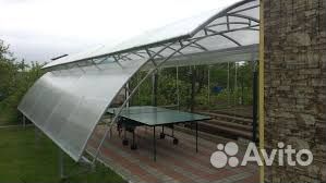 Кровельный (профилированный) монолит. поликарбонат