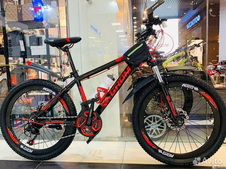 Велосипед горный подростковый grom R 24