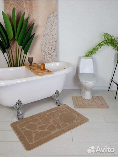 Коврики для ванной и туалета
