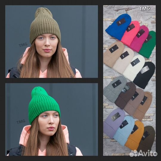 Шапка женская тыковка, капля