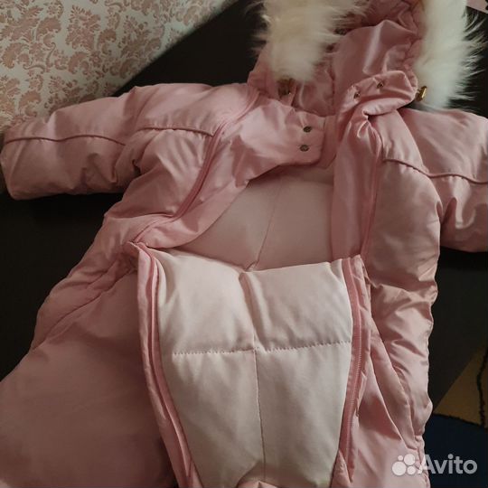 Комбинезон детский зимний для девочки 80-92