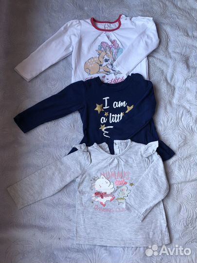 Детские вещи на девочку 86 92