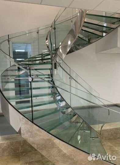 Ограждения из стекла для балконов и второго света