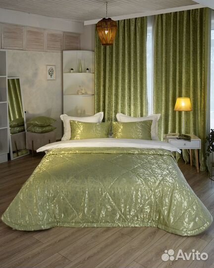 Покрывало Версаль светло-зеленый