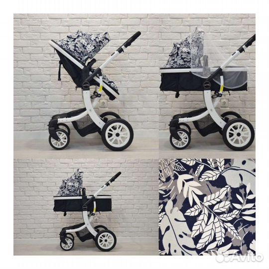 Коляска wingoffly 2 в 1 бу