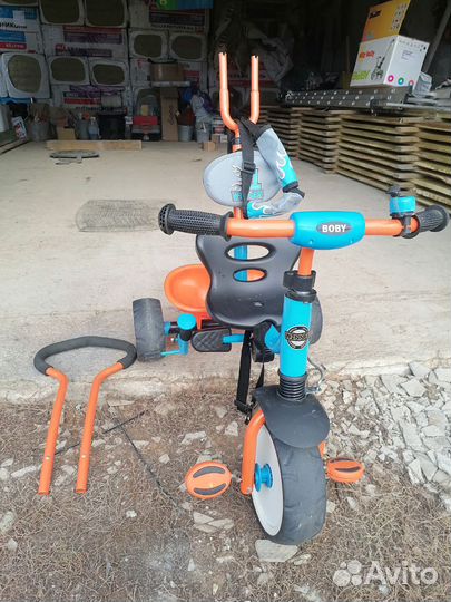 Детский трехколесный велосипед бу