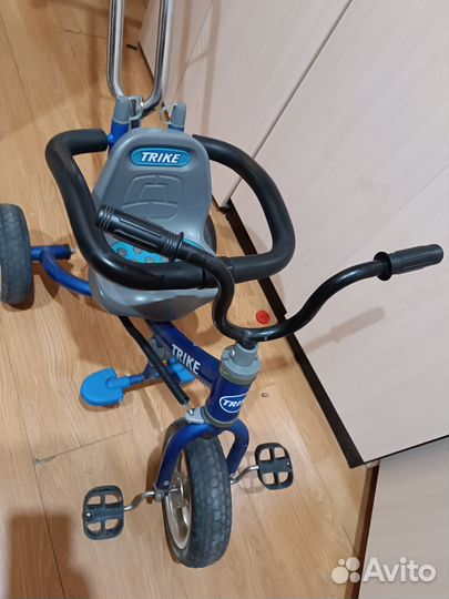 Детский велосипед с ручкой бу