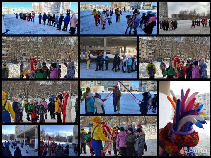 Аниматор, Шоу Мыльных пузырей, Ростовая кукла