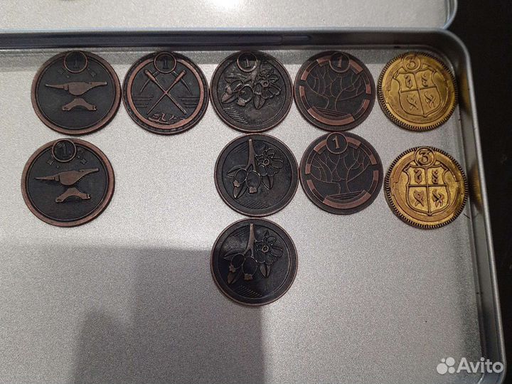 Монеты жетоны сокровища пятерочки
