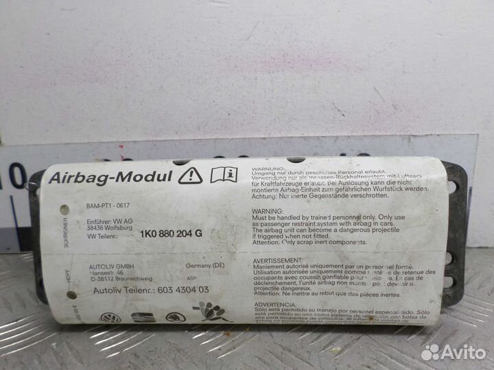 Подушка безопасности пассажира Volkswagen Golf 5 1