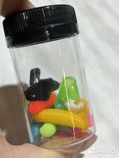 Силиконовые приманки на окуня. Джильт. 2 дюйма