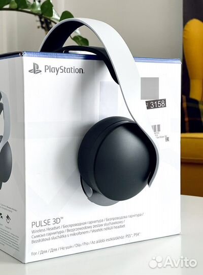 Наушники Sony Pulse 3D White для PS5