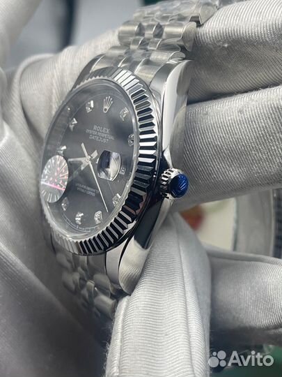 Часы Rolex datejust 41mm black dial