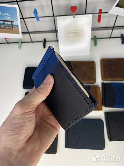 Зажим для денег кожа