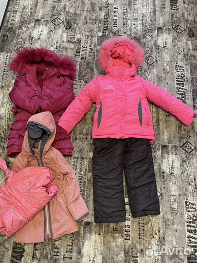 Детские вещи пакетом для девочки 110 116