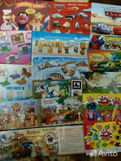 Коллекции вкладышей