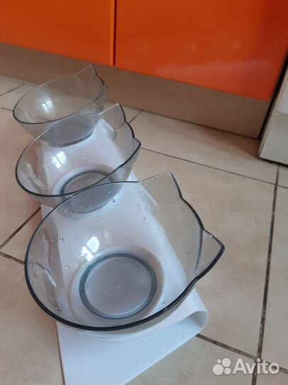 Миски для кошек на подставке