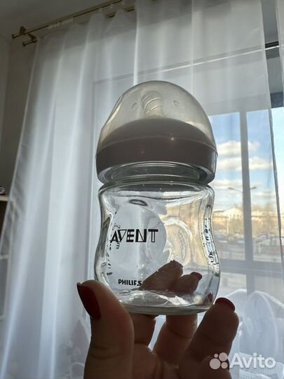 Бутылочка avent стекло