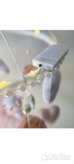 Детский мобиль на кроватку музыкальный