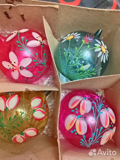 Елочные игрушки СССР