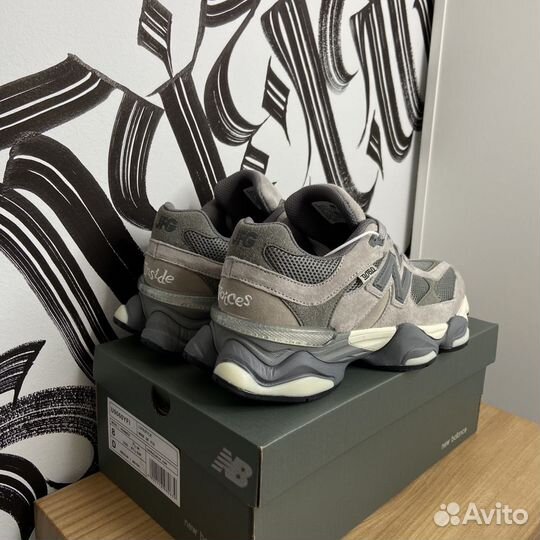 New Balance 9060 Light Grey-Noir