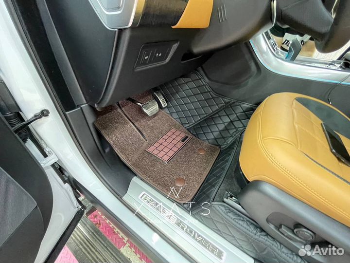 3D коврики из экокожи для Range Rover Sport